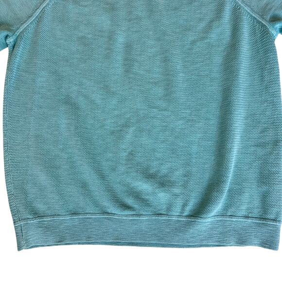 Tommy Bahama Y2K Sweater Mens Medium Green Cotton 90s Pullover Long Sleeve Retro - Picture 3 of 15